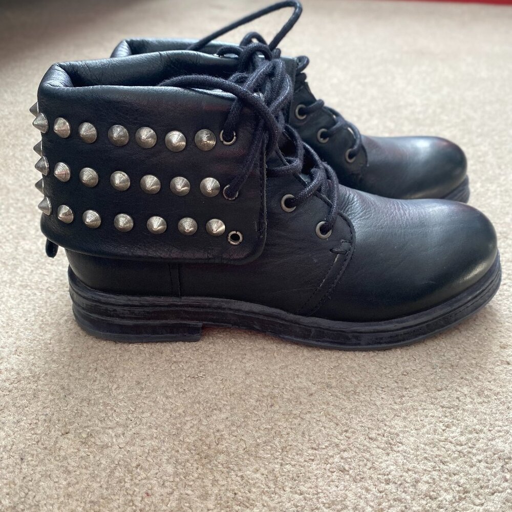 Replay studded Leather boots